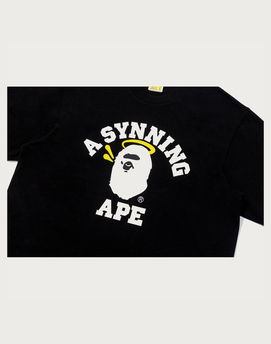 BAPE X SPOTIFY BY CENTRAL CEE COLLEGE RELAXED FIT TEE MENS