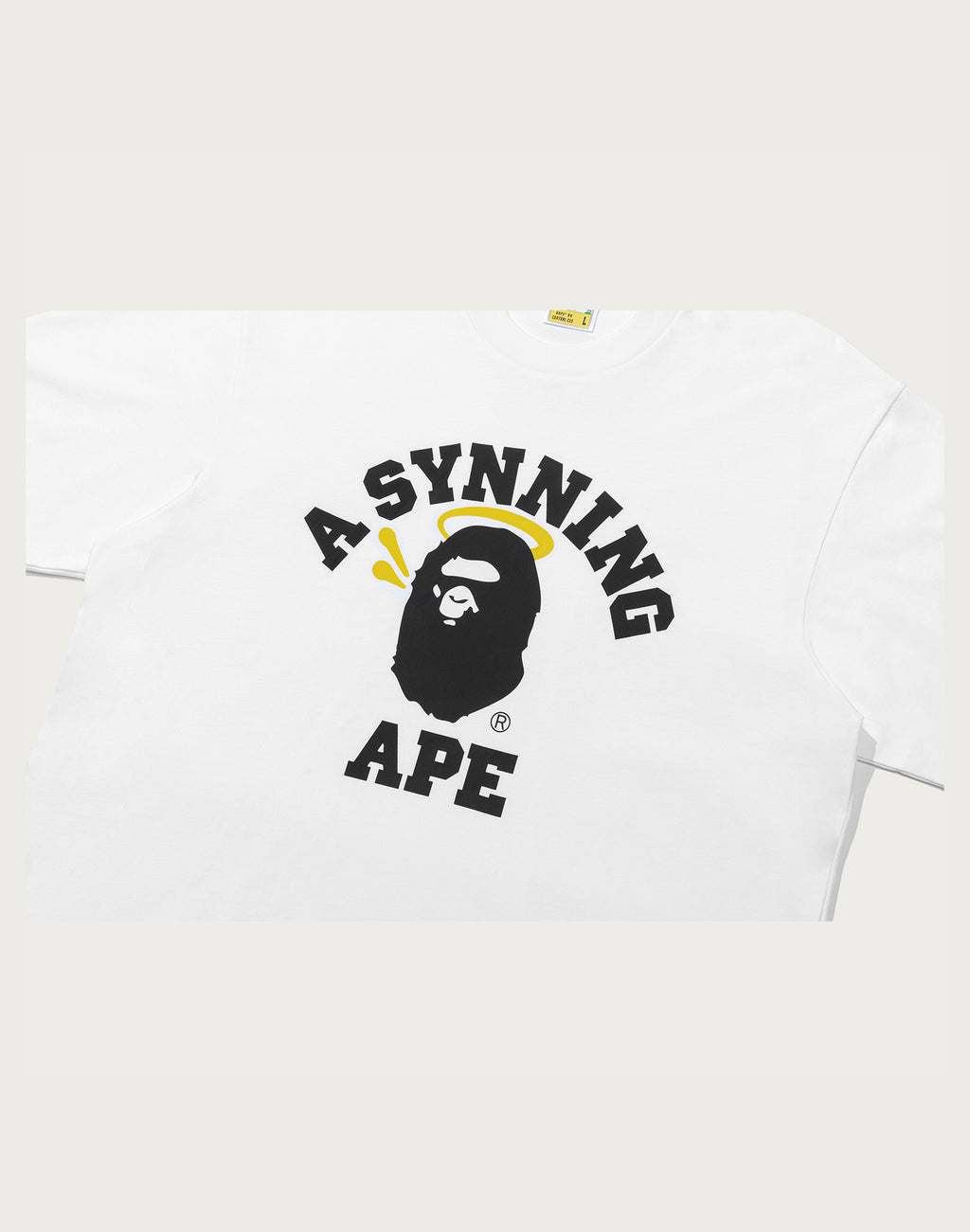 BAPE X SPOTIFY BY CENTRAL CEE COLLEGE RELAXED FIT TEE MENS