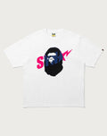 BAPE X SPOTIFY BY CENTRAL CEE APE HEAD RELAXED FIT TEE MENS