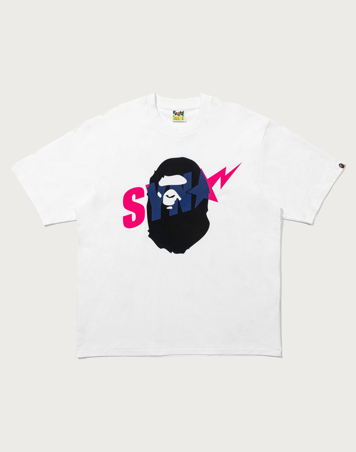 BAPE X SPOTIFY BY CENTRAL CEE APE HEAD RELAXED FIT TEE MENS
