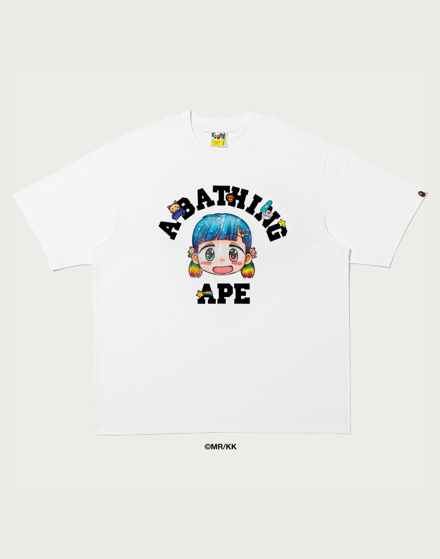 BAPE X MR. COLLEGE RELAXED FIT TEE MENS – us.bape.com