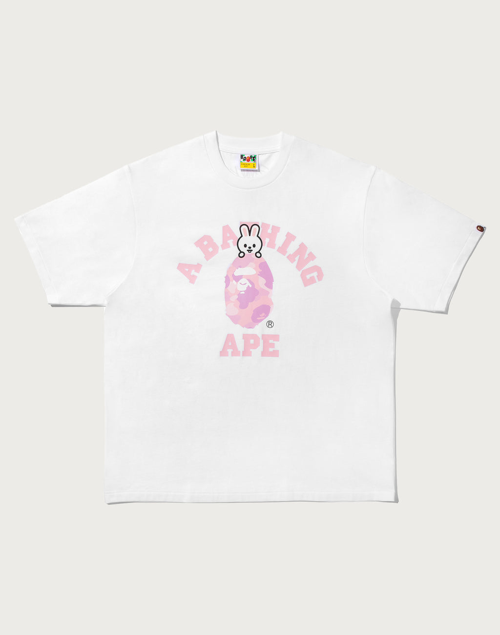BAPE X STRAY KIDS LEEBIT COLLEGE TEE MENS