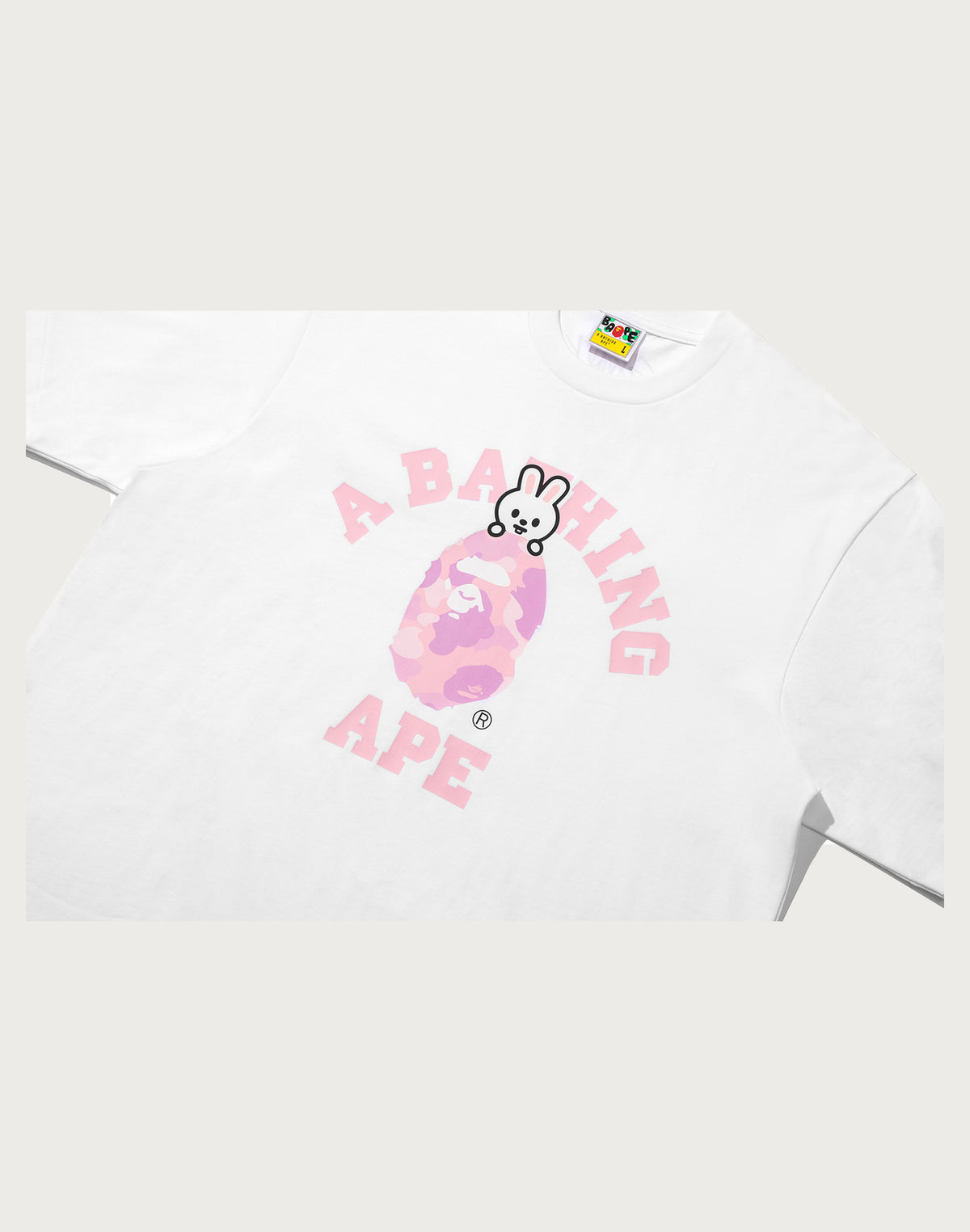 BAPE X STRAY KIDS LEEBIT COLLEGE TEE MENS
