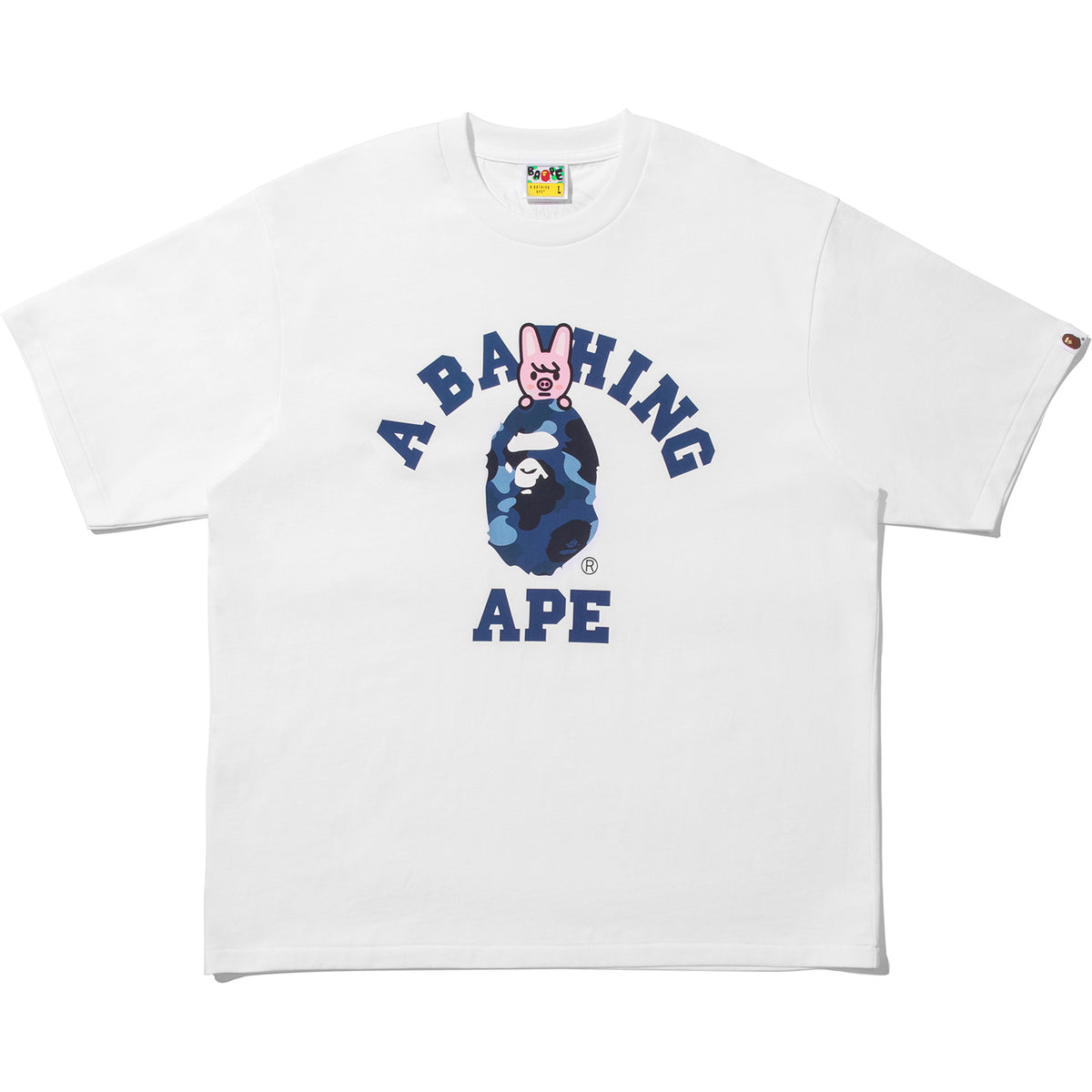BAPE X STRAY KIDS DWAEKKI COLLEGE TEE MENS