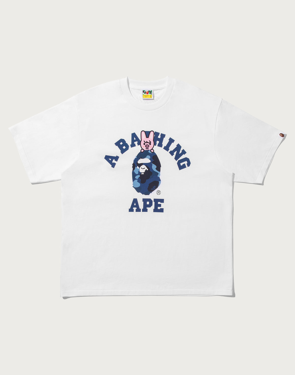 BAPE X STRAY KIDS DWAEKKI COLLEGE TEE MENS