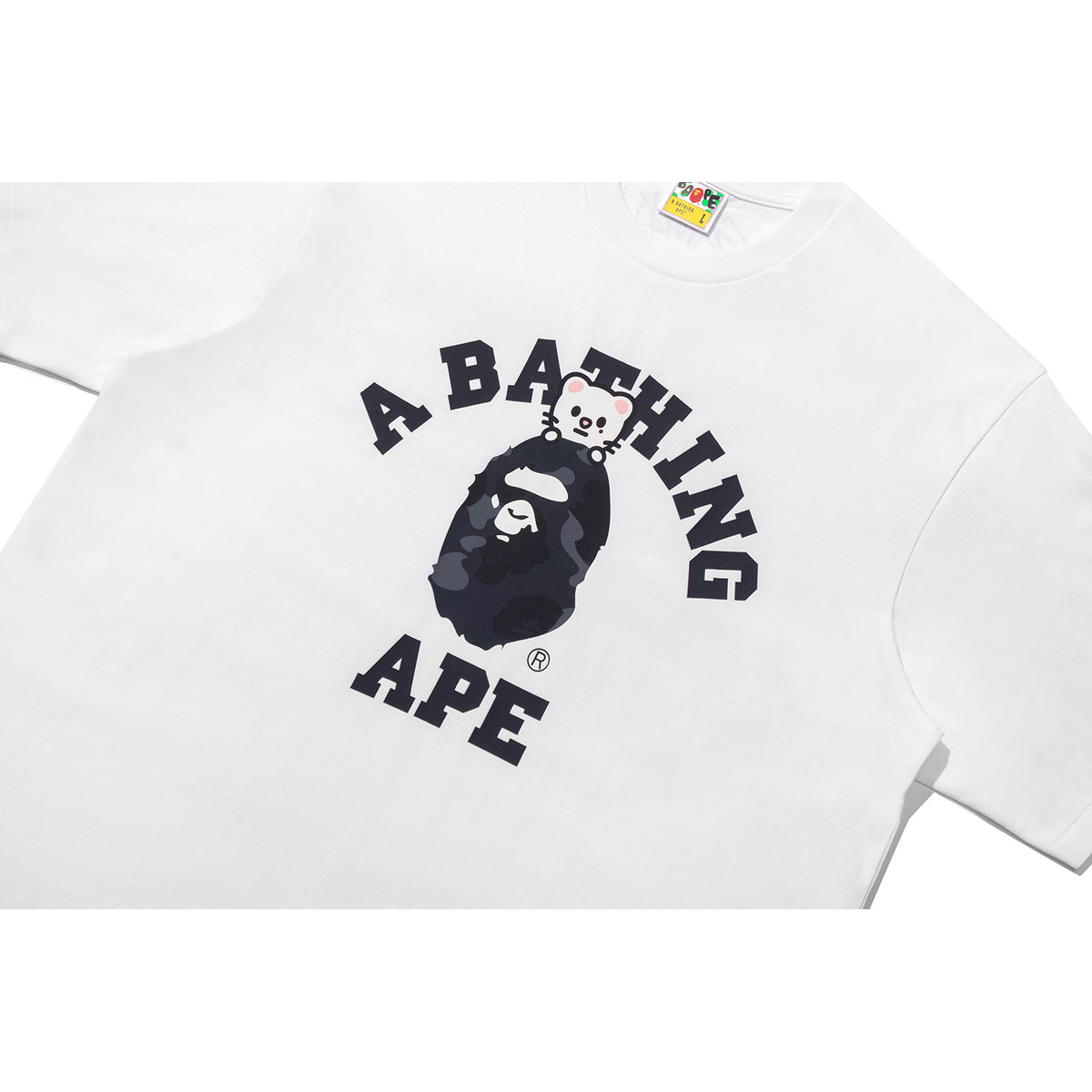 BAPE X STRAY KIDS JINIRET COLLEGE TEE MENS