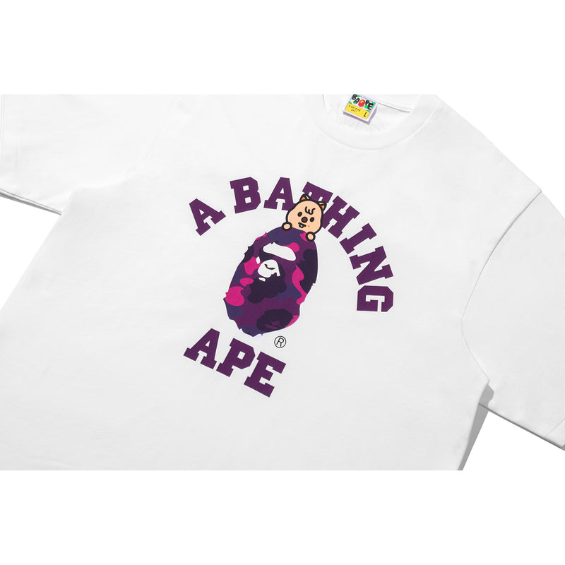 BAPE X STRAY KIDS HAN QUOKKA COLLEGE TEE MENS