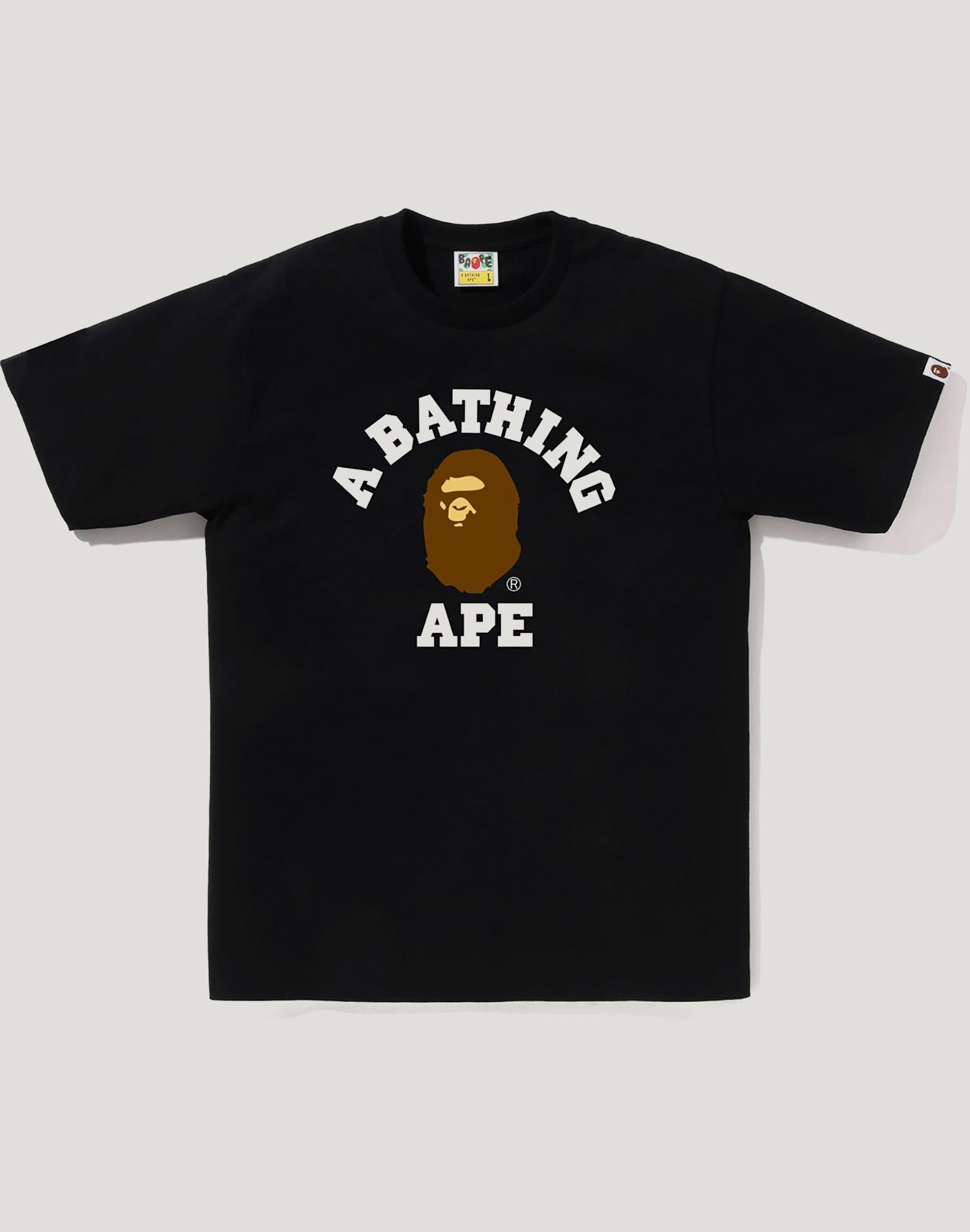 BAPE Mens Classic Cotton College Tee - Soft, Comfortable, Iconic
