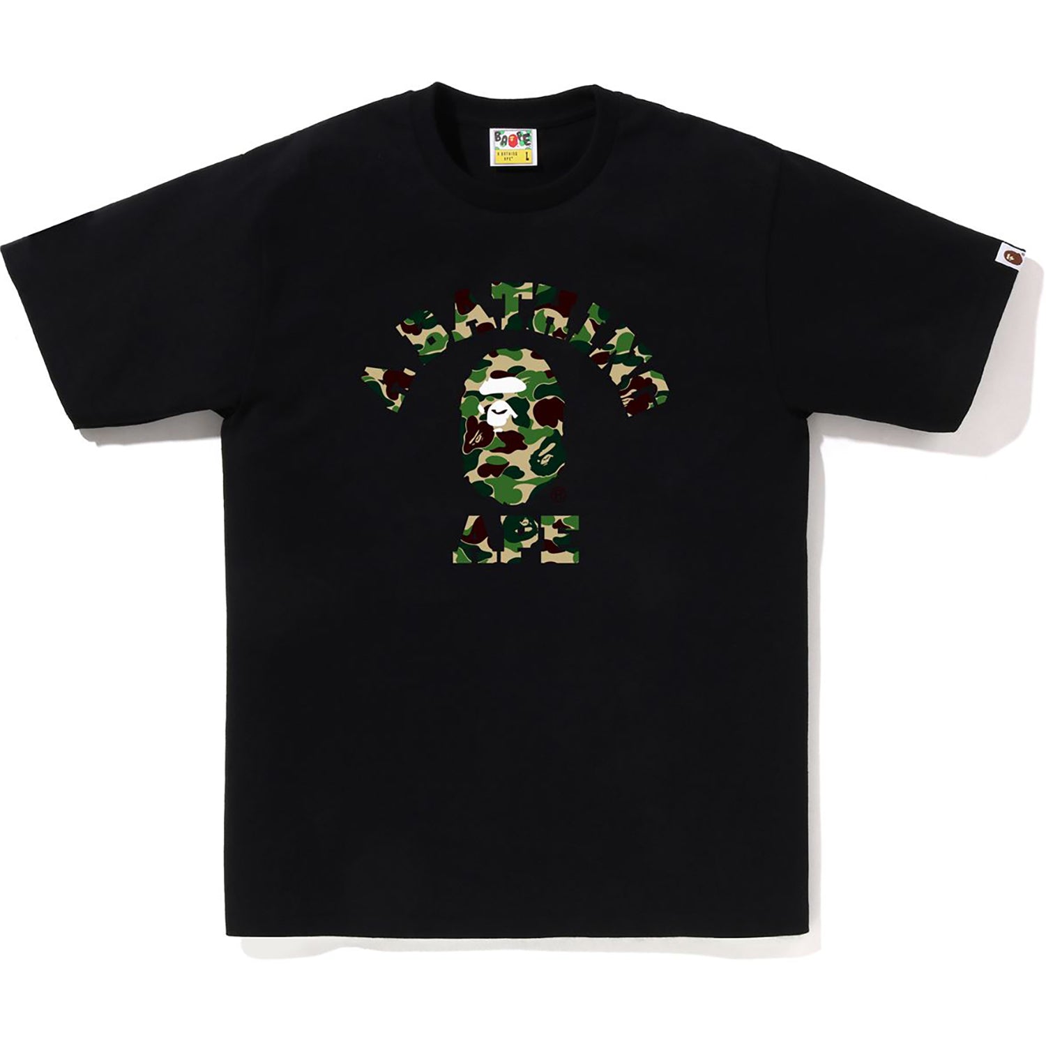 トップス A BATHING APE ABC CAMO COLLEGE TEE M ABC CAMO COLLEGE TEE MENS – us.bape.com
