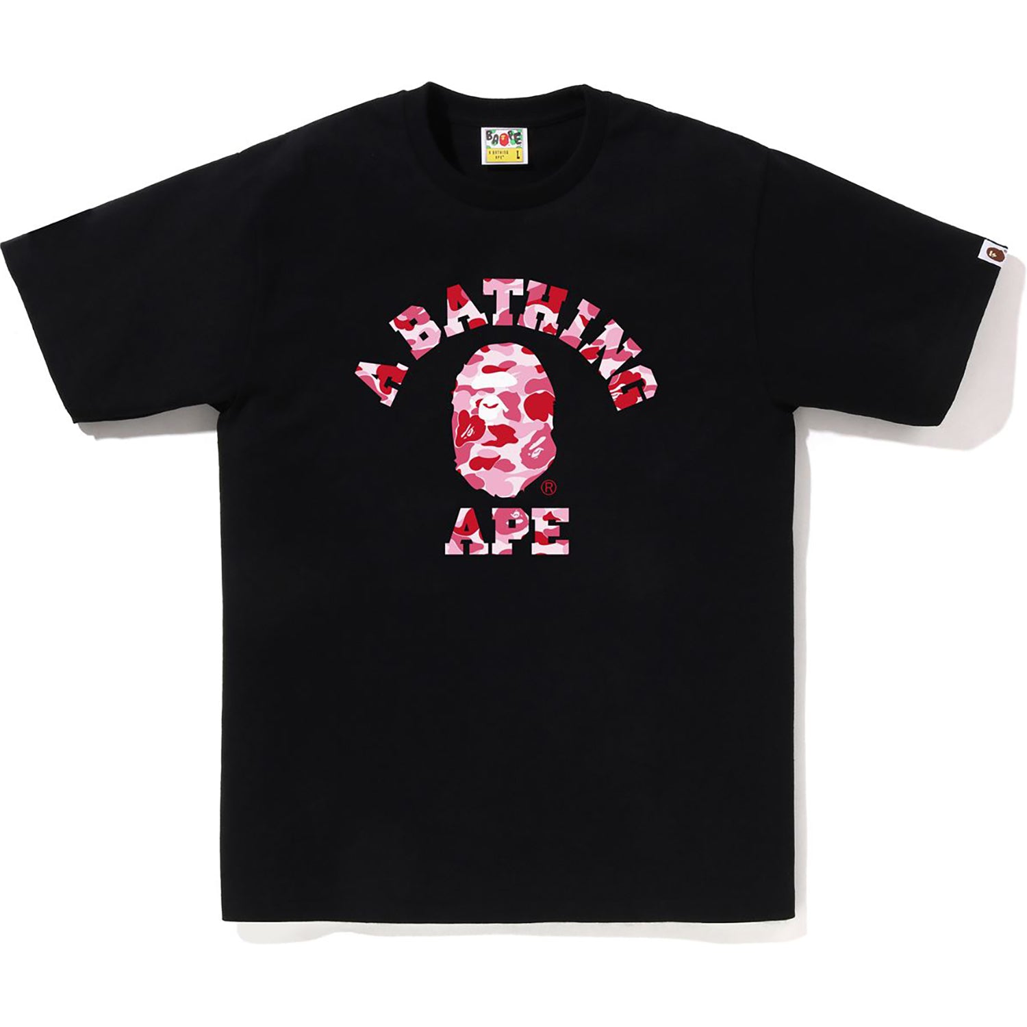 BAPE Mens ABC Camo College Tee – Stylish Cotton T-Shirt – us.bape.com