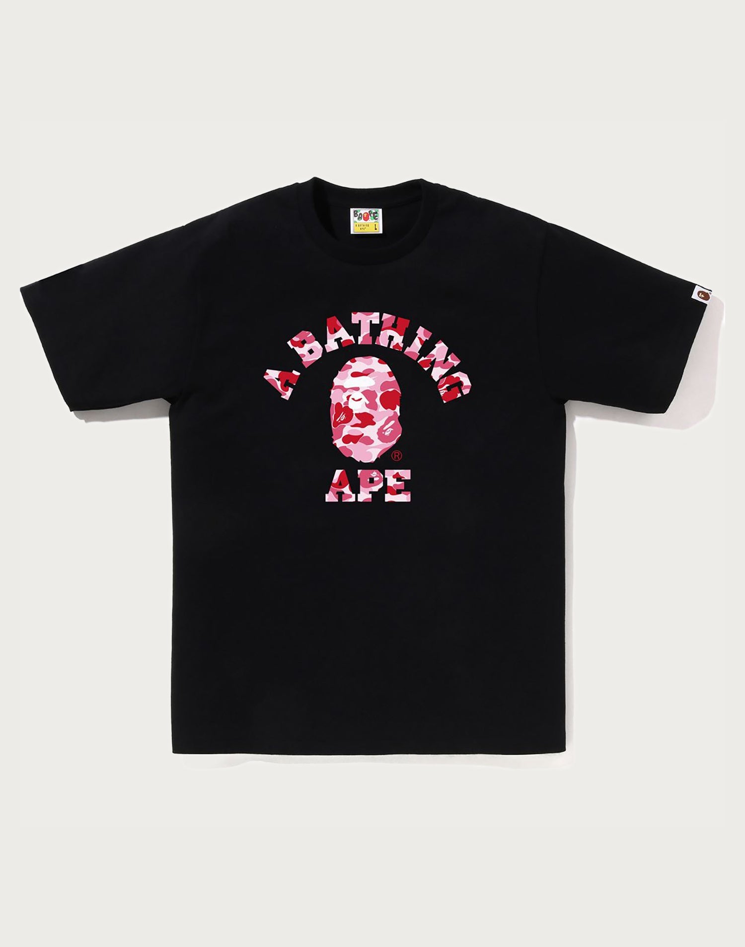 BAPE Mens ABC Camo College Tee – Stylish Cotton T-Shirt – us.bape.com