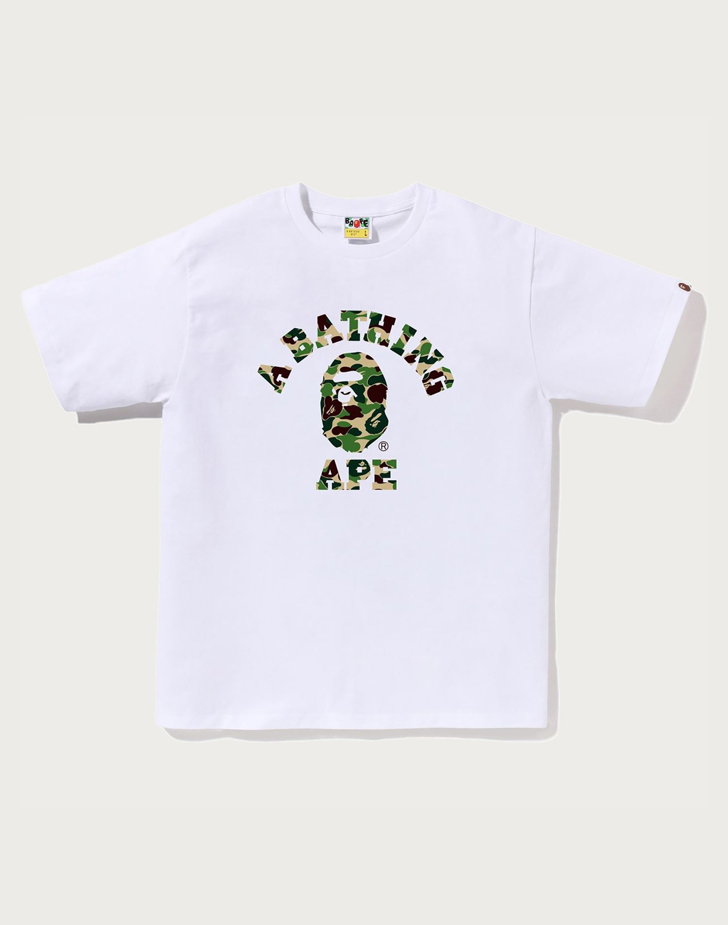 ABC CAMO COLLEGE TEE MENS – us.bape.com