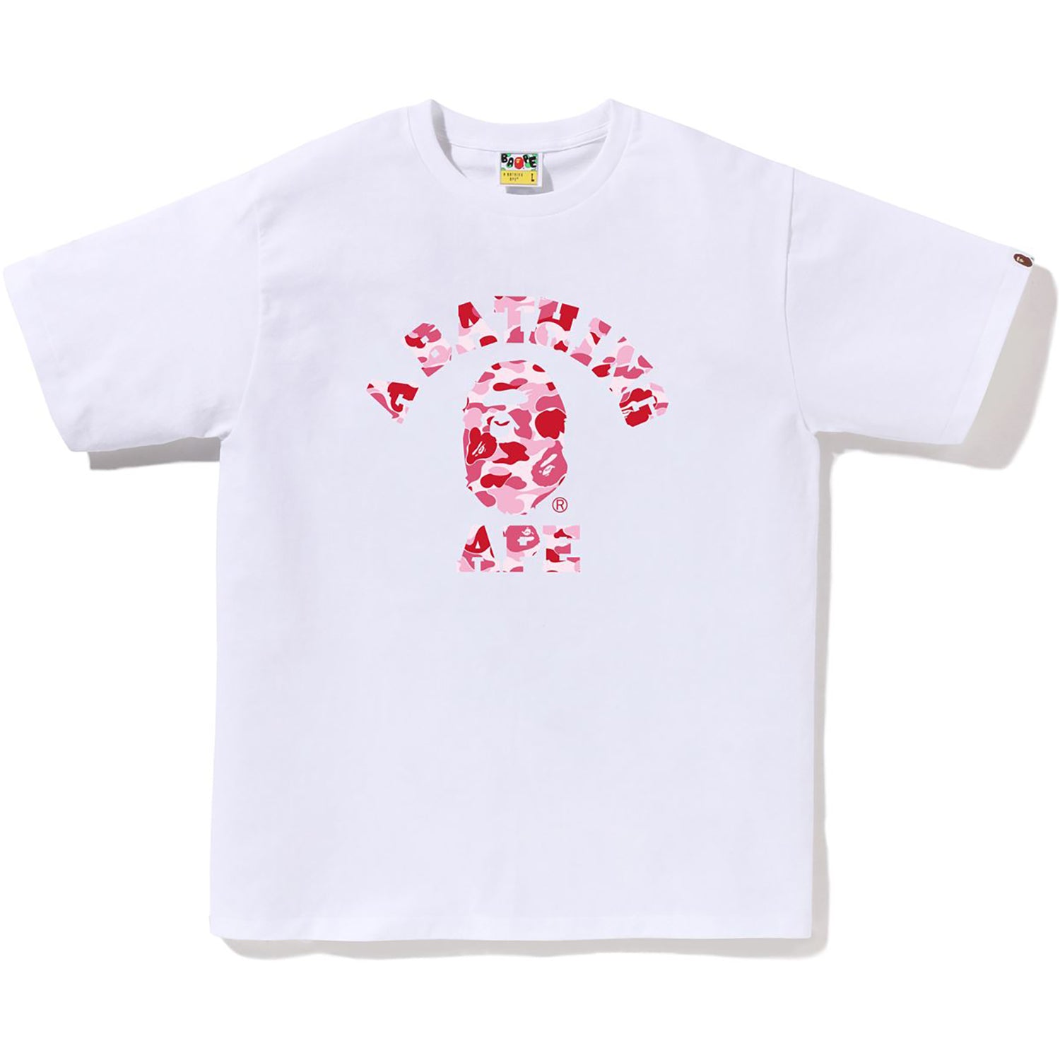 ABC CAMO COLLEGE TEE MENS – us.bape.com