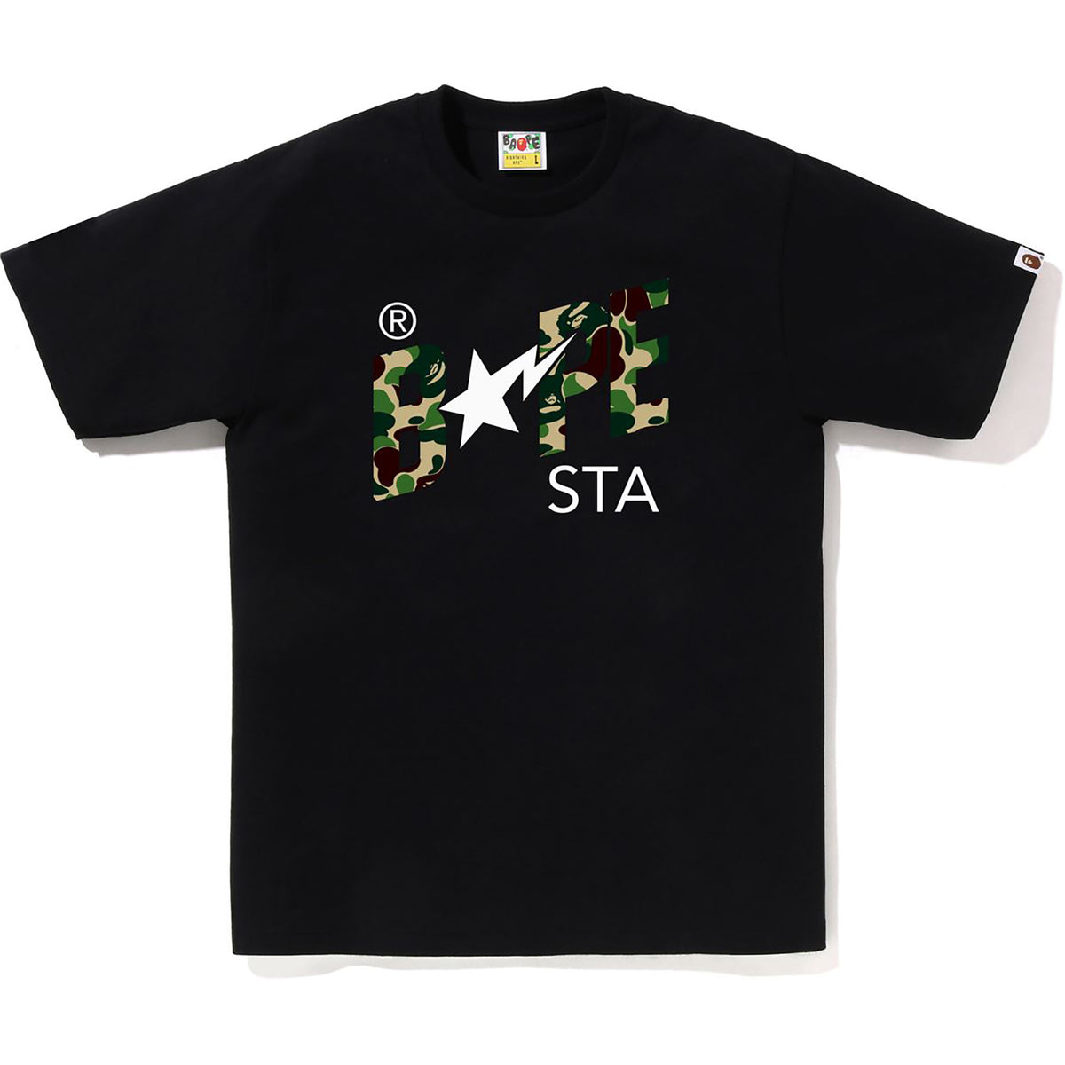 ABC CAMO BAPE STA LOGO TEE MENS