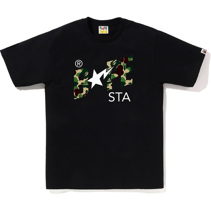 ABC CAMO BAPE STA LOGO TEE MENS