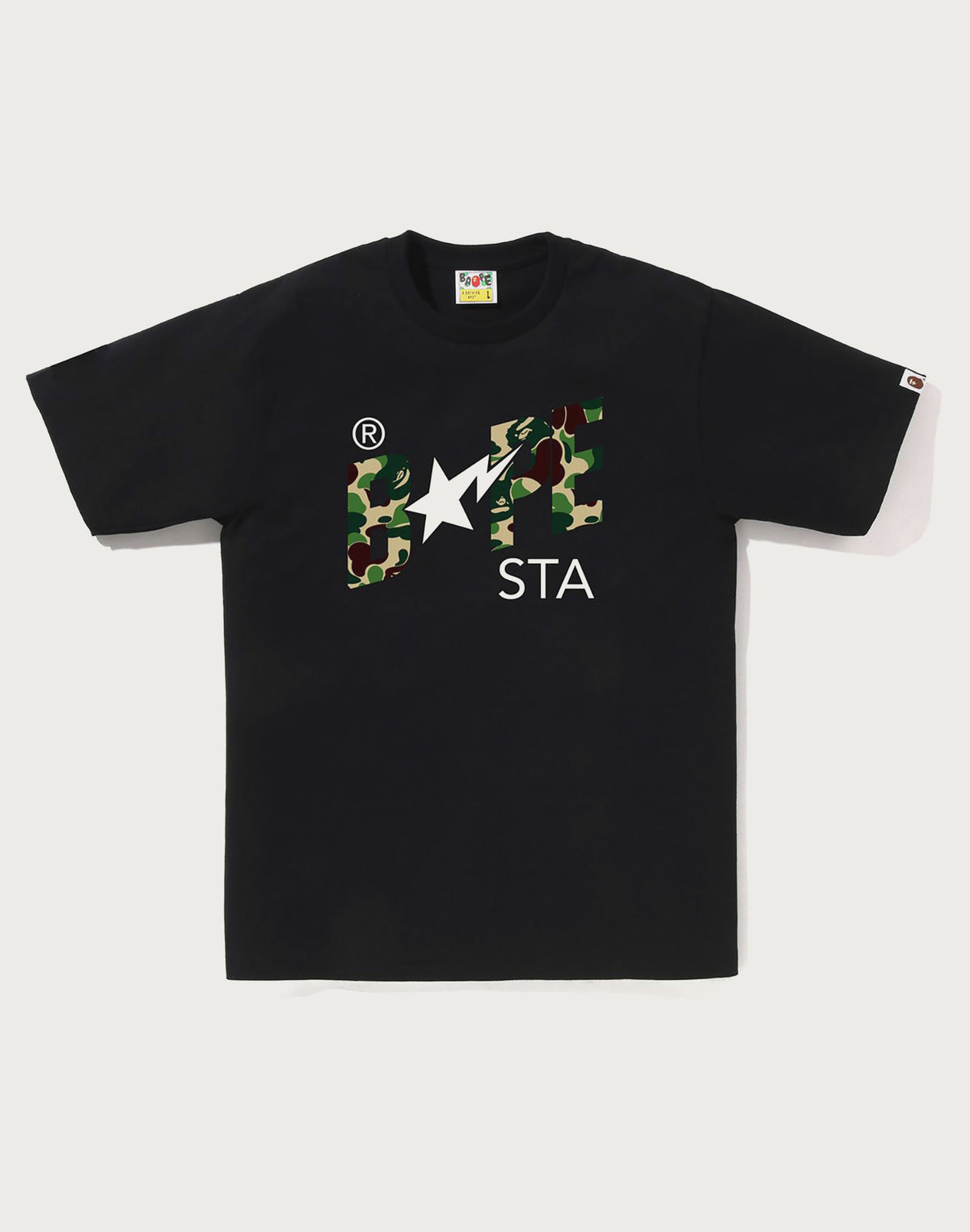 ABC CAMO BAPE STA LOGO TEE MENS