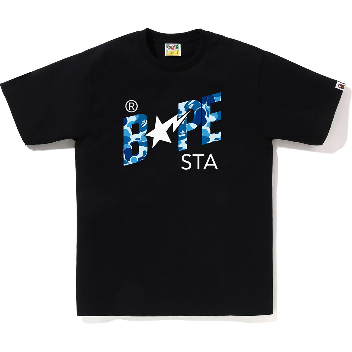 ABC CAMO BAPE STA LOGO TEE MENS