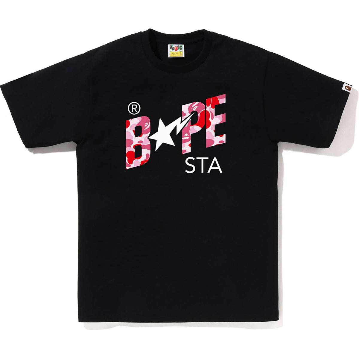 ABC CAMO BAPE STA LOGO TEE MENS
