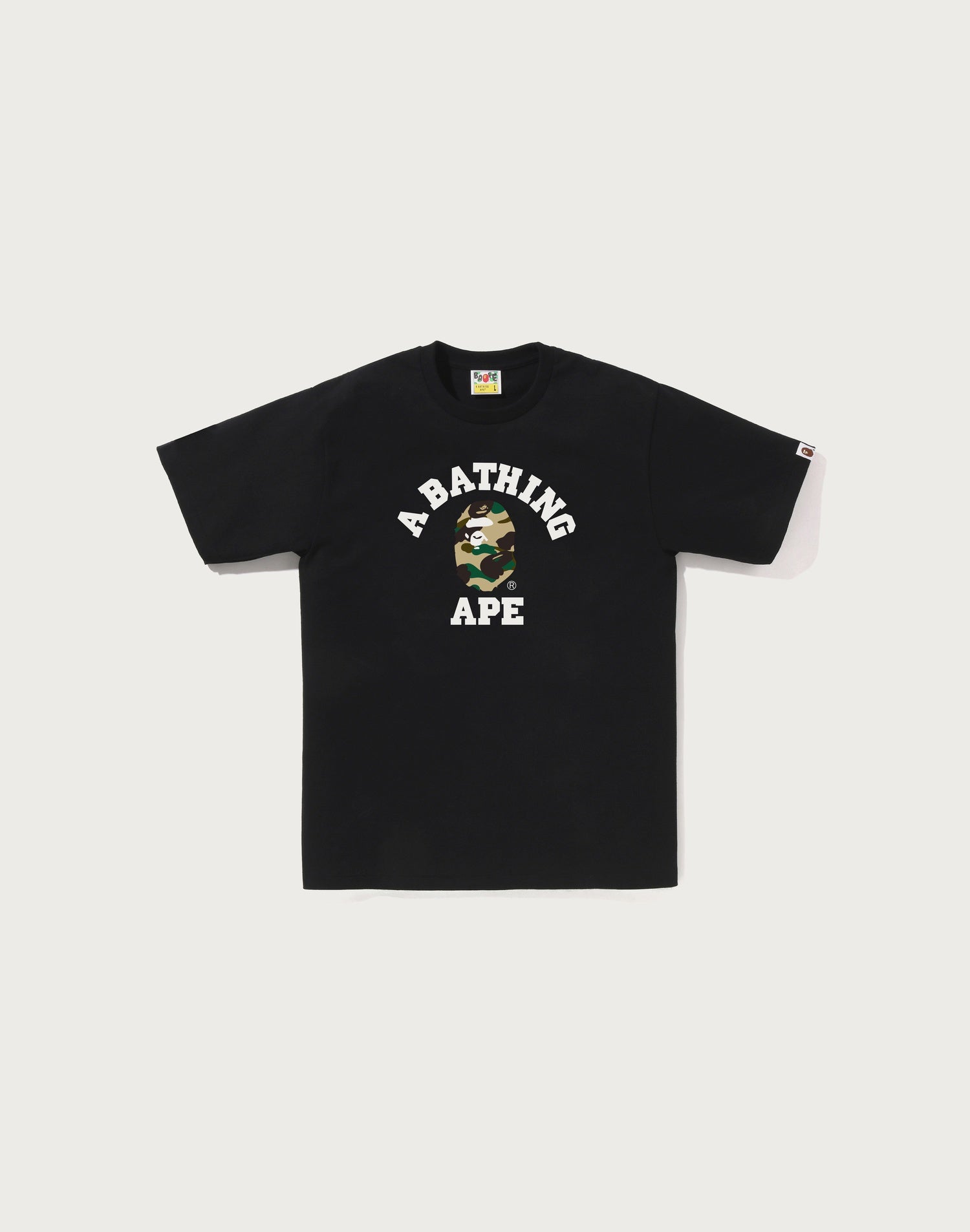 Bape 1ST CAMO College Tee - Autumn Camo Print | Bathing Ape USA
