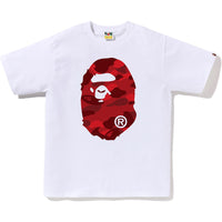 COLOR CAMO BIG APE HEAD TEE MENS