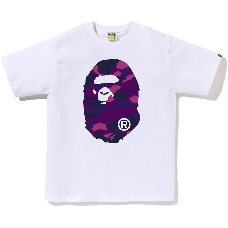 COLOR CAMO BIG APE HEAD TEE MENS