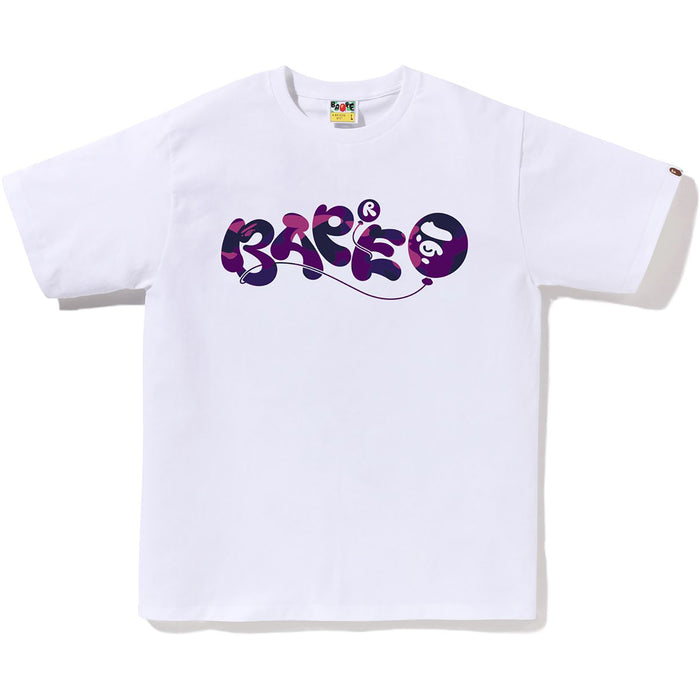 COLOR CAMO BAPE BALLOON TEE MENS