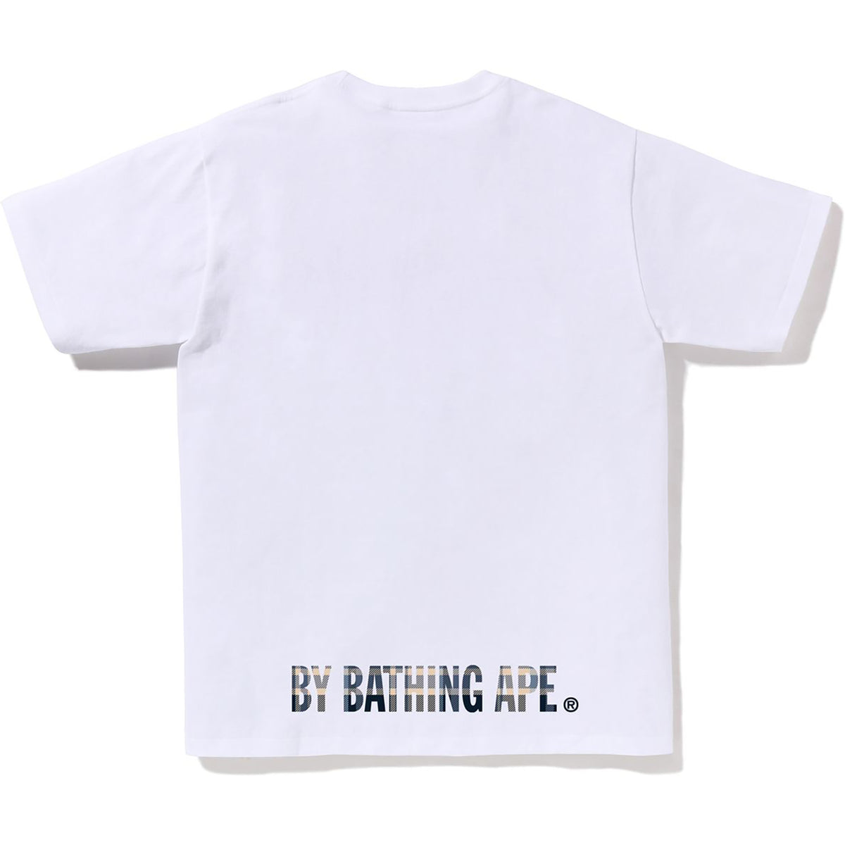 BAPE CHECK APE FACE TEE MENS