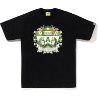 BAPE CHECK UNIVERSITY EMBLEM TEE MENS