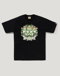BAPE CHECK UNIVERSITY EMBLEM TEE MENS