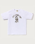 BAPE MENS TREE EDGE CAMO COLLEGE T-SHIRT