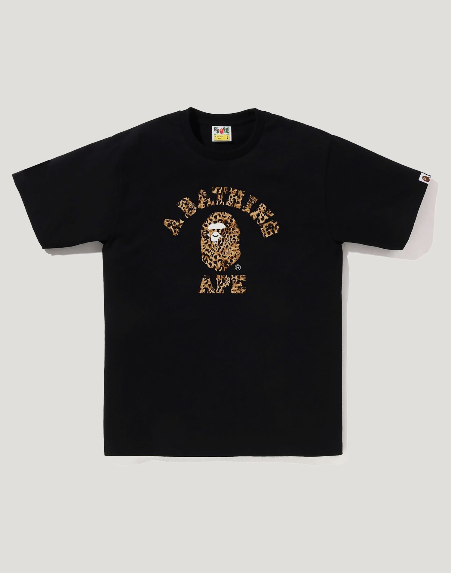 A Bathing Ape Tシャツ swag bape レオパード WILD LEOPARD PATTERN COLLEGE TEE MENS – us.bape.com