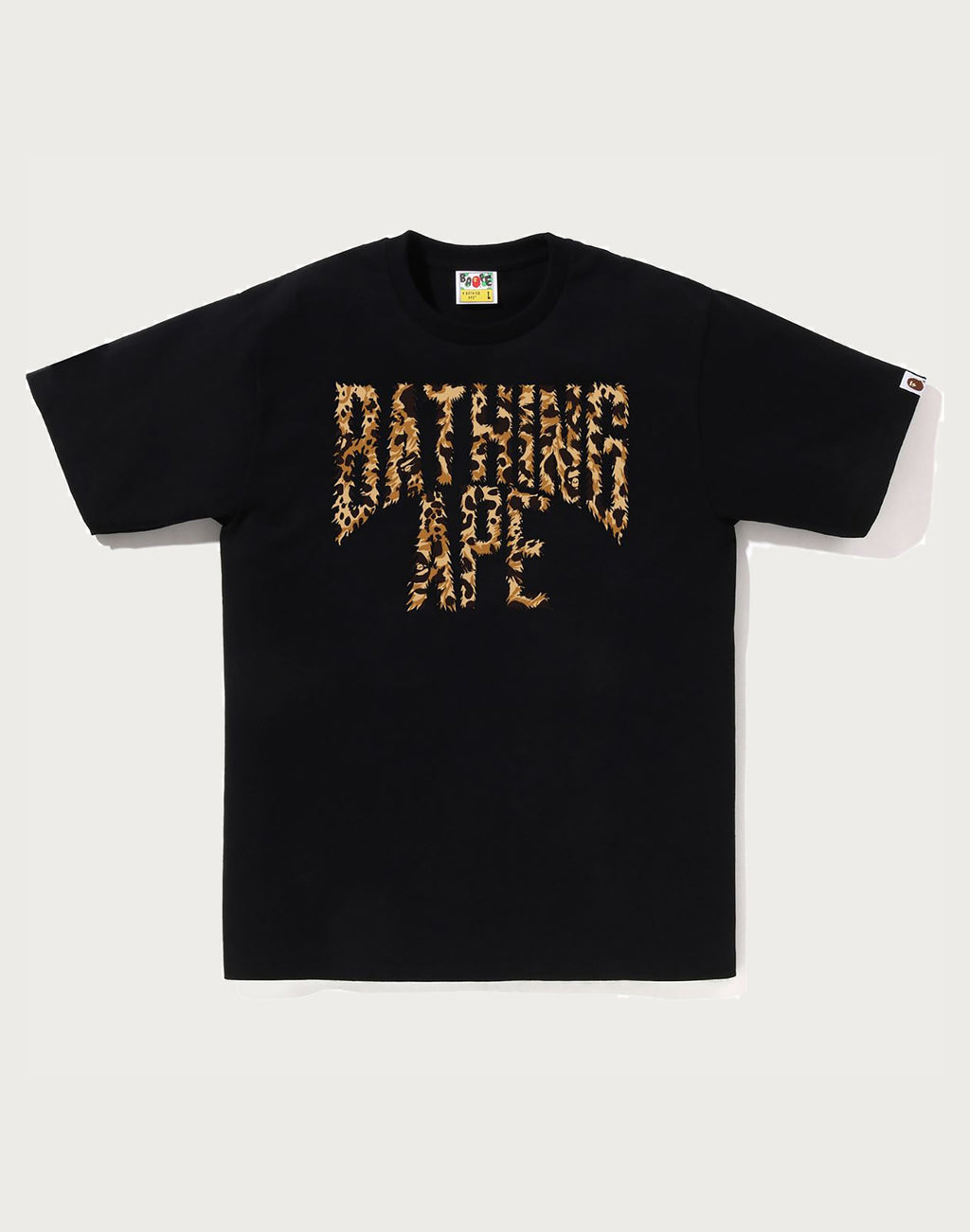 WILD LEOPARD PATTERN NYC LOGO TEE MENS