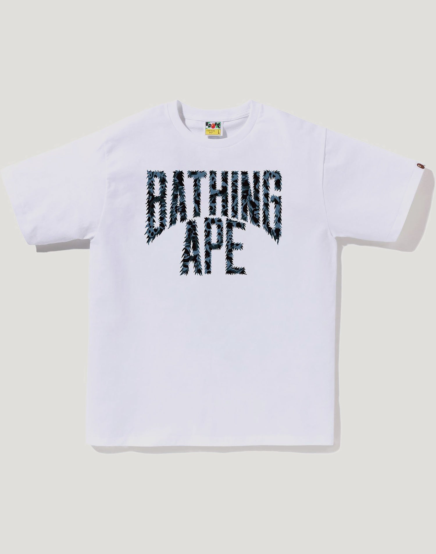 WILD LEOPARD PATTERN NYC LOGO TEE MENS