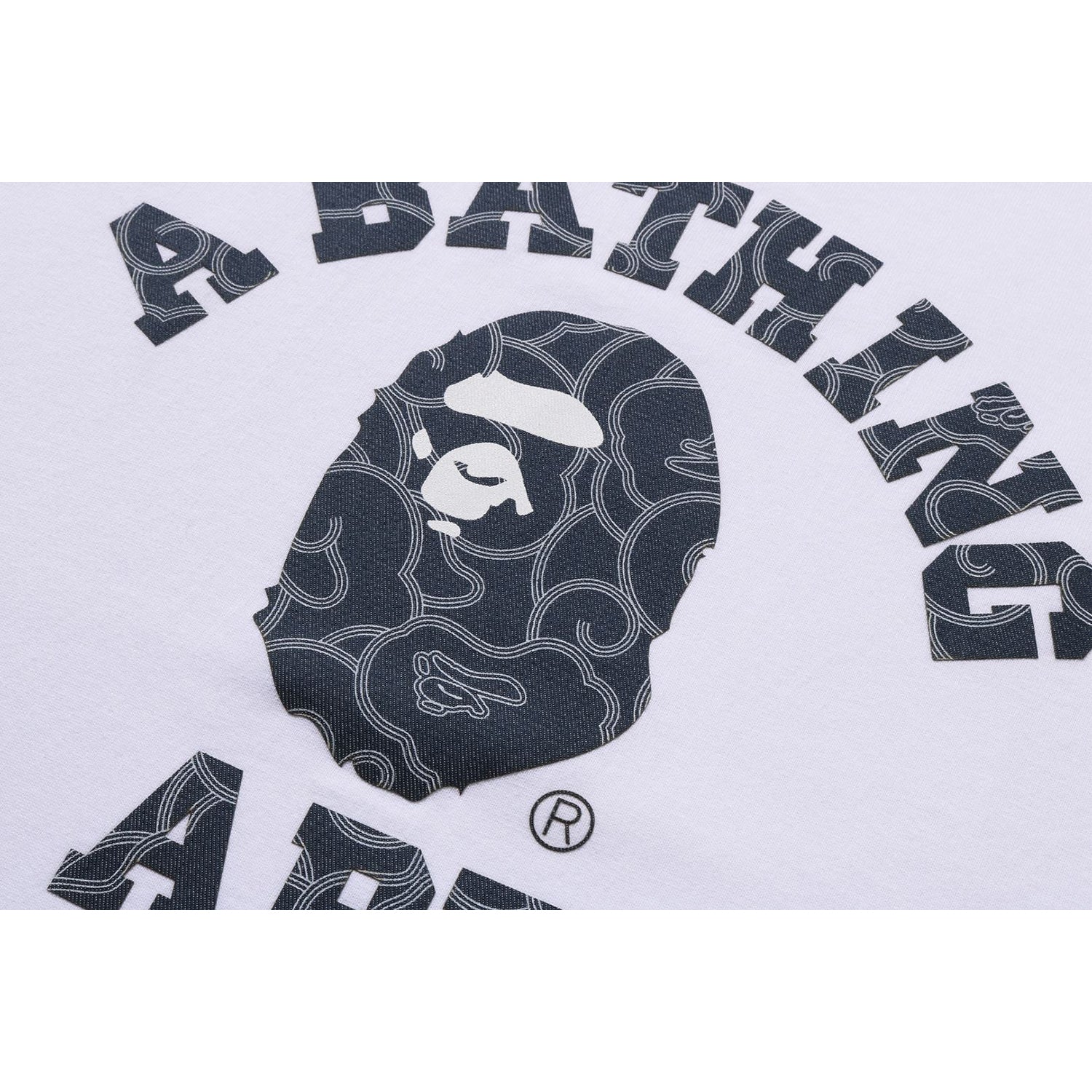 JAPANESE CLOUD CAMO COLLEGE TEE MENS – us.bape.com