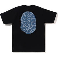 JAPANESE CLOUD CAMO BIG APE HEAD TEE MENS