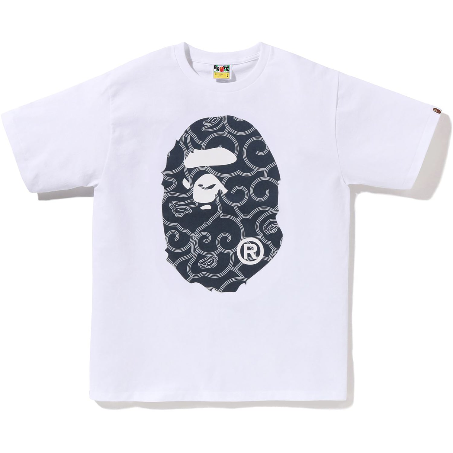 JAPANESE CLOUD CAMO BIG APE HEAD TEE MENS – us.bape.com