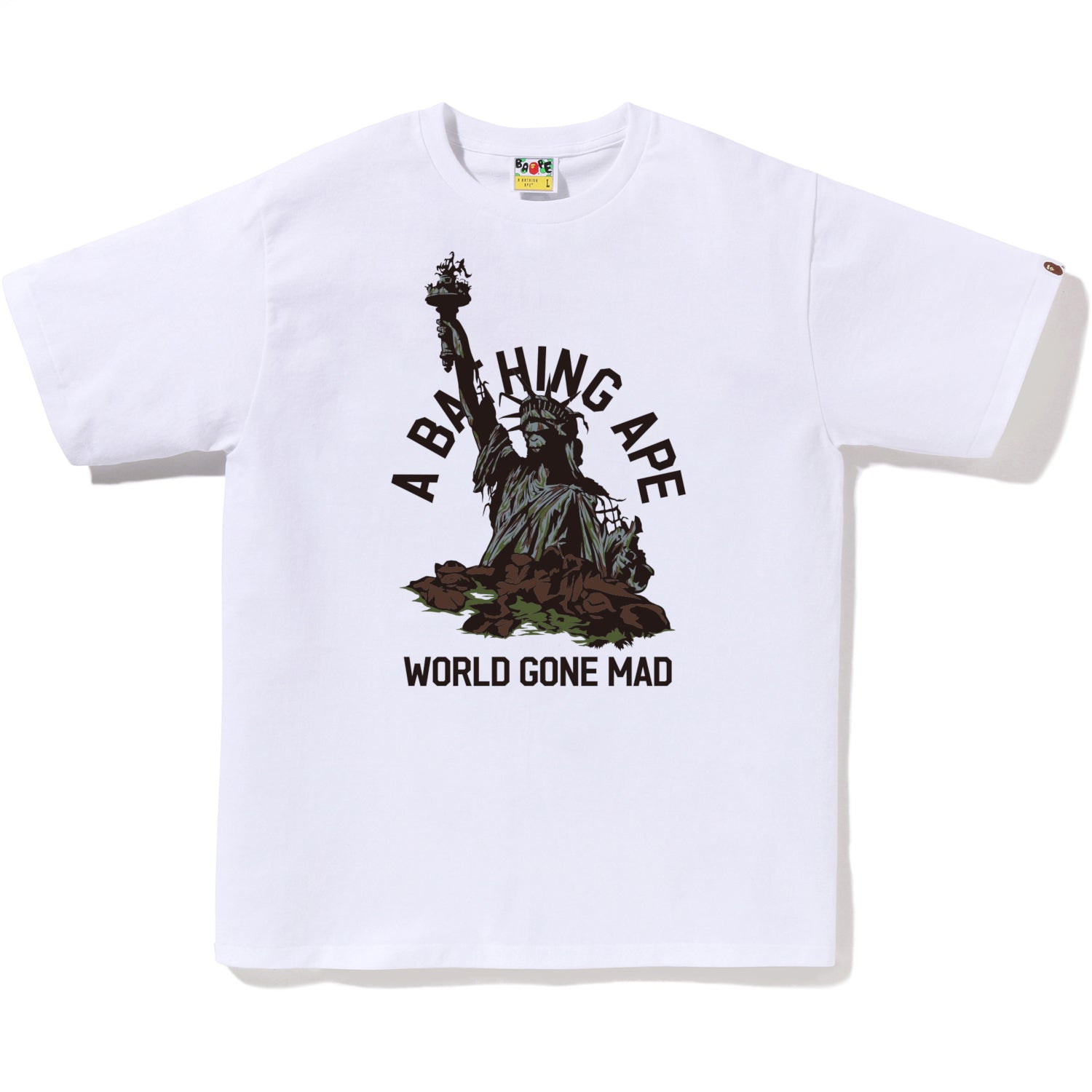 STATUE OF LIBERTY TEE MENS – us.bape.com