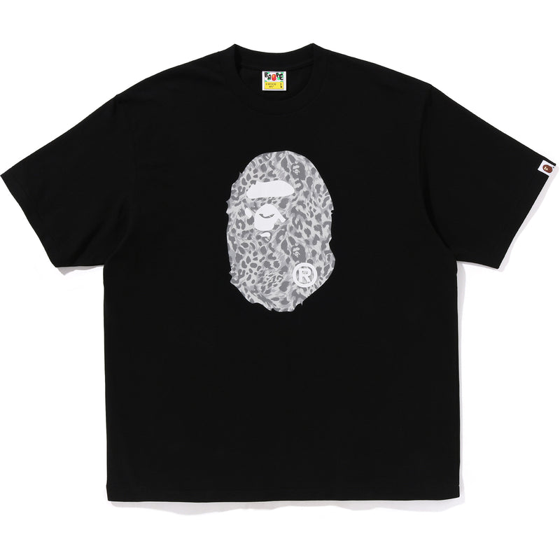 WILD LEOPARD PATTERN APE HEAD RELAXED FIT TEE MENS