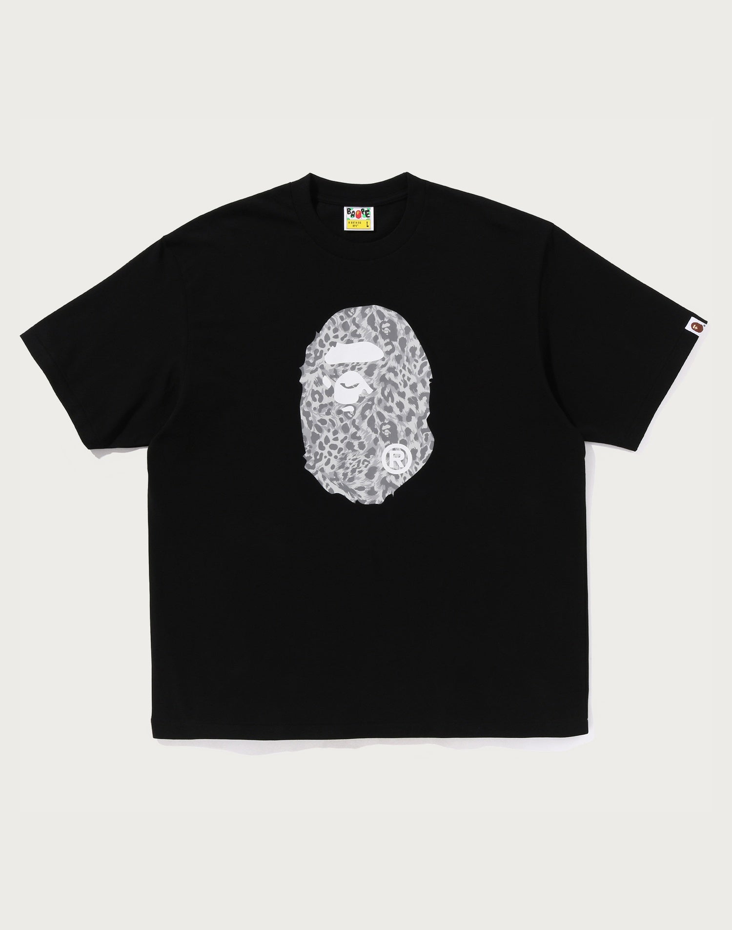 WILD LEOPARD PATTERN APE HEAD RELAXED FIT TEE MENS