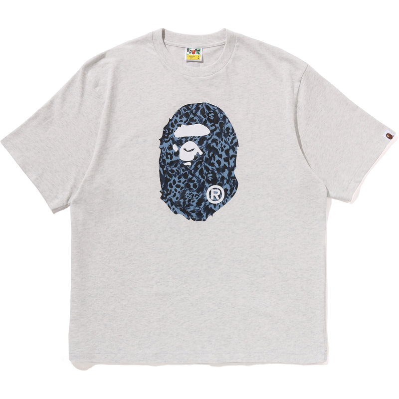 WILD LEOPARD PATTERN APE HEAD RELAXED FIT TEE MENS