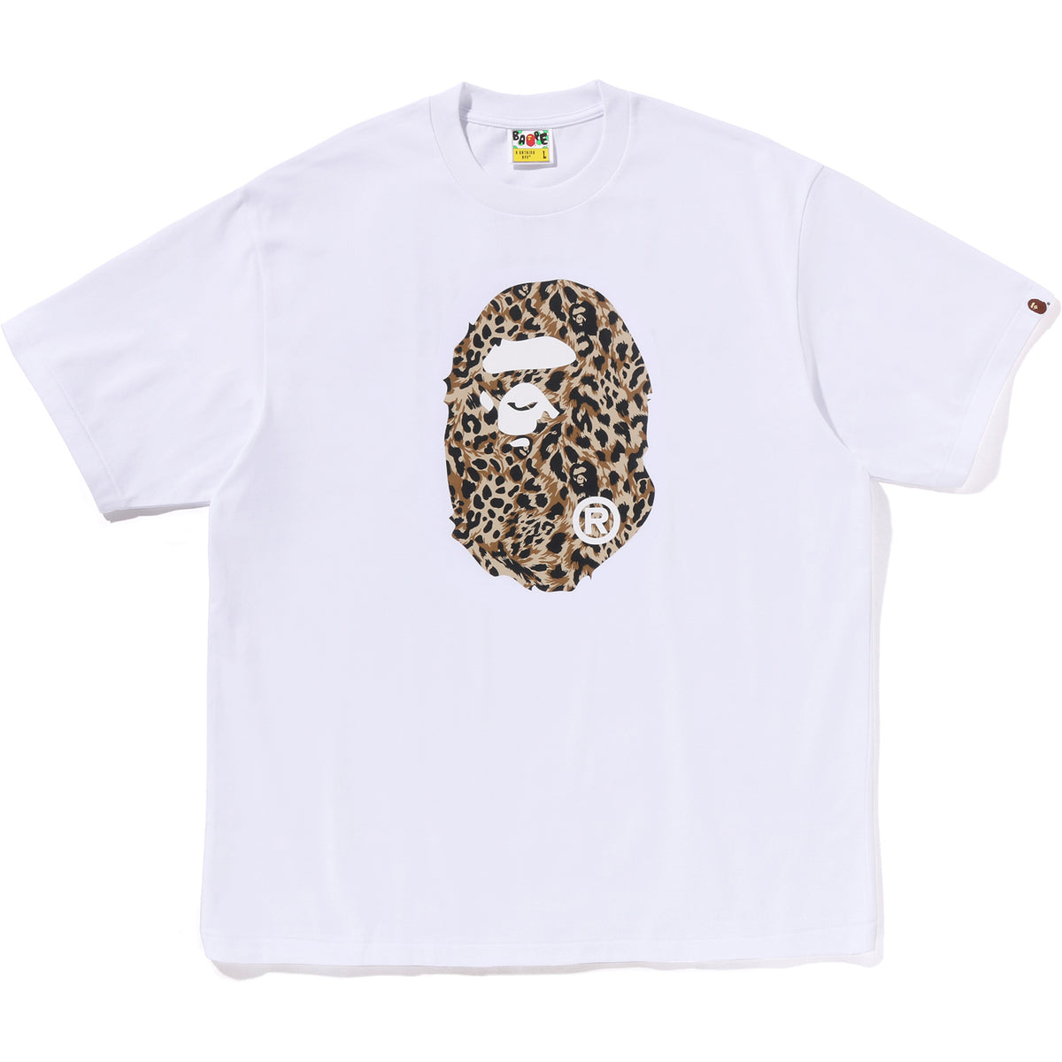 WILD LEOPARD PATTERN APE HEAD RELAXED FIT TEE MENS