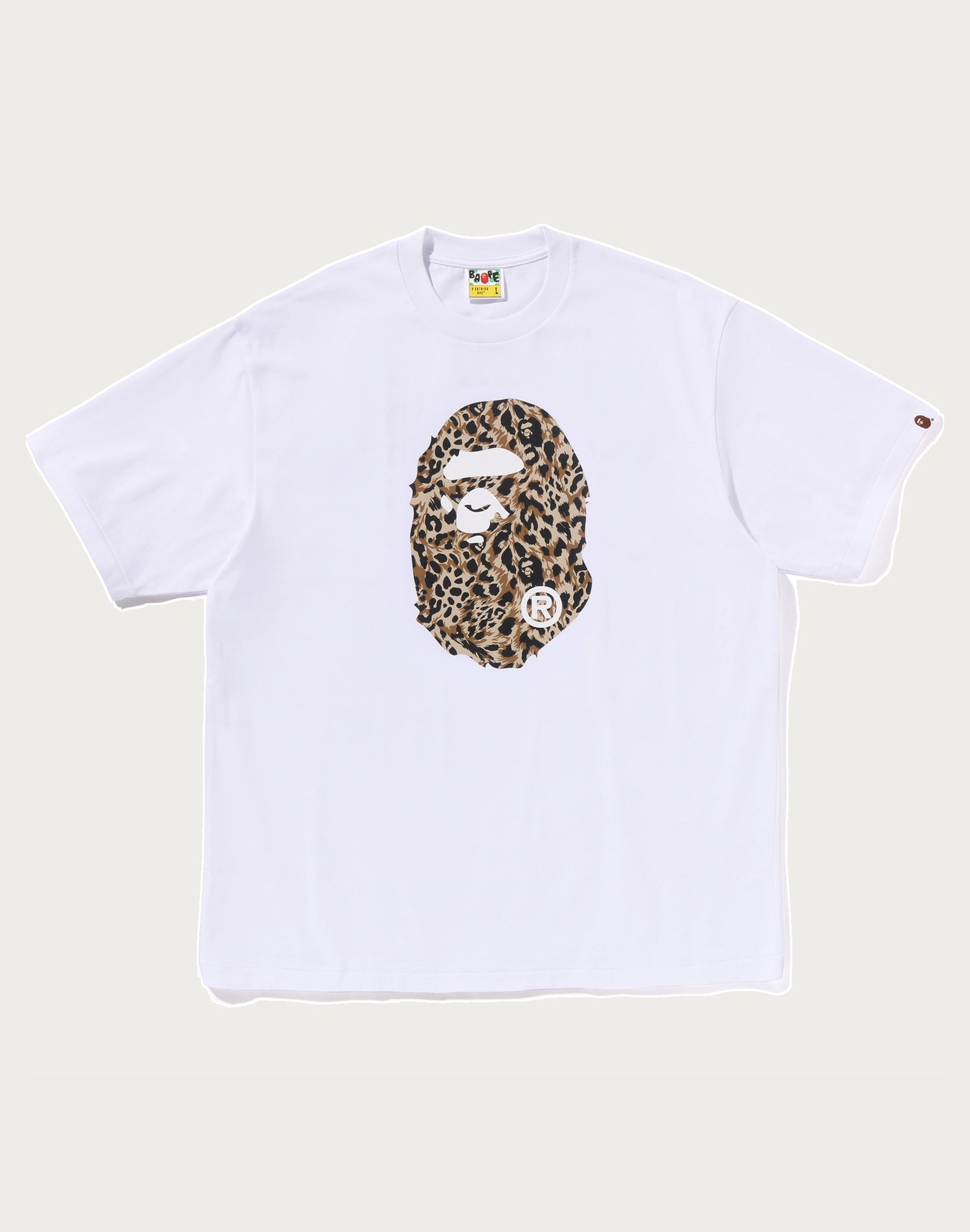 WILD LEOPARD PATTERN APE HEAD RELAXED FIT TEE MENS