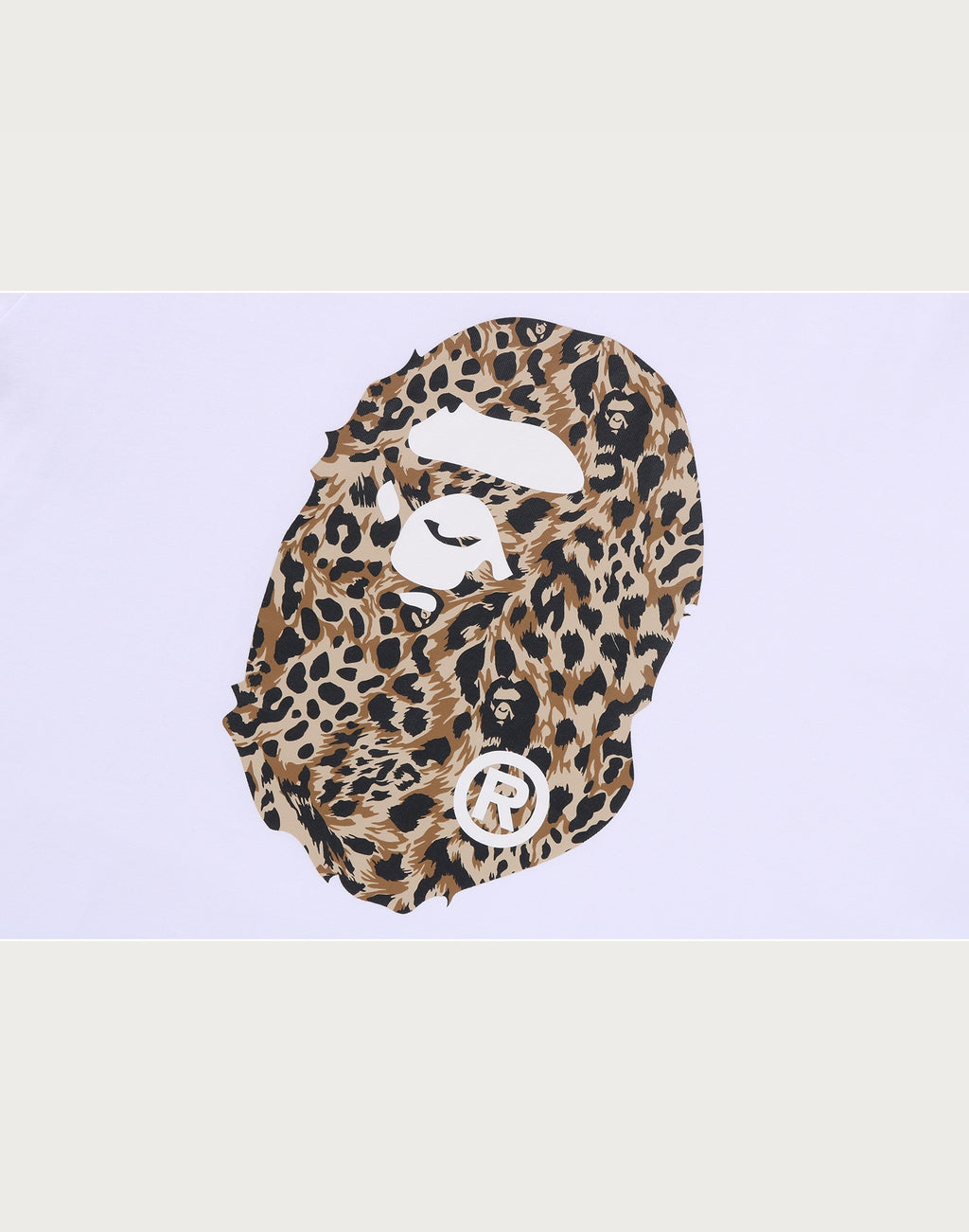 WILD LEOPARD PATTERN APE HEAD RELAXED FIT TEE MENS