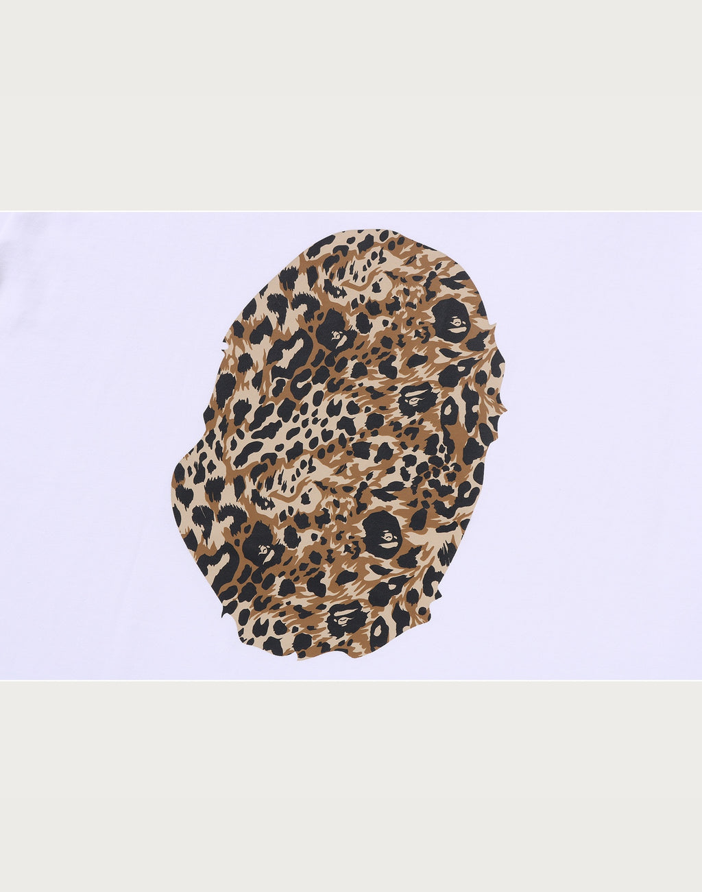 WILD LEOPARD PATTERN APE HEAD RELAXED FIT TEE MENS