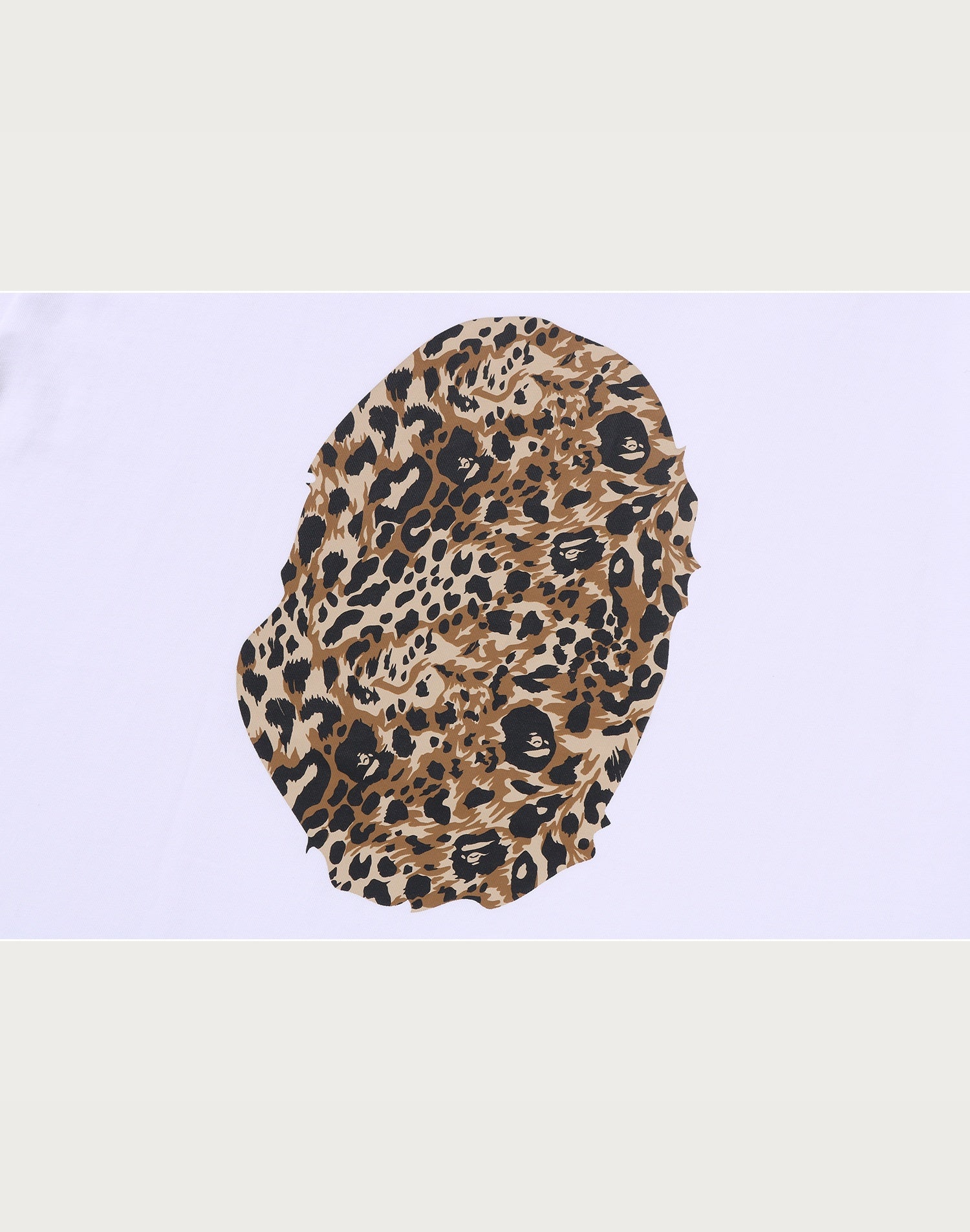 WILD LEOPARD PATTERN APE HEAD RELAXED FIT TEE MENS