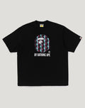 APE HEAD PATTERN BY BATHING APE RELAXED FIT TEE MENS