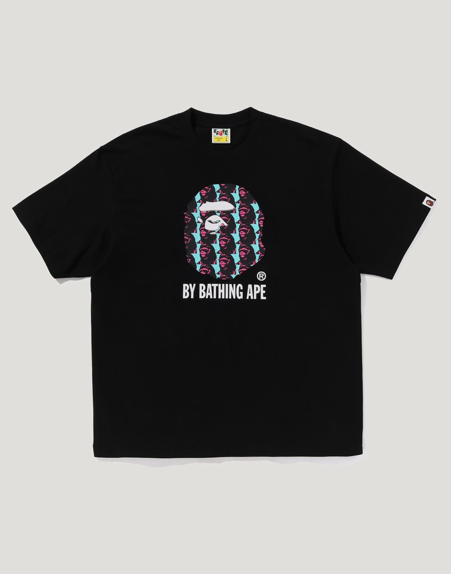APE HEAD PATTERN BY BATHING APE RELAXED FIT TEE MENS