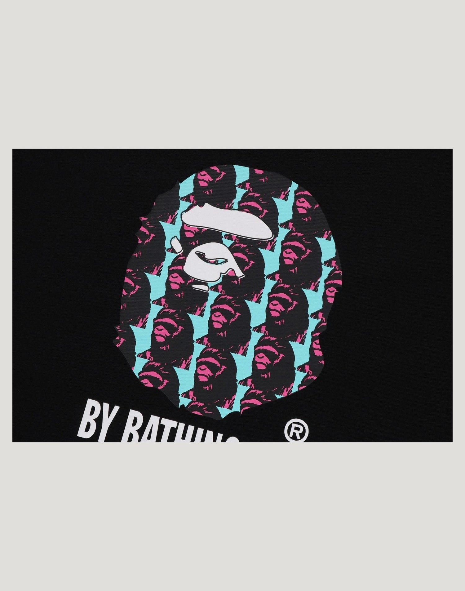 APE HEAD PATTERN BY BATHING APE RELAXED FIT TEE MENS