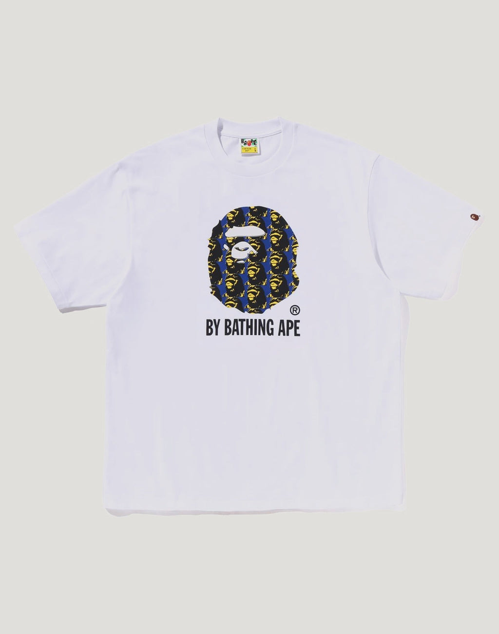 APE HEAD PATTERN BY BATHING APE RELAXED FIT TEE MENS