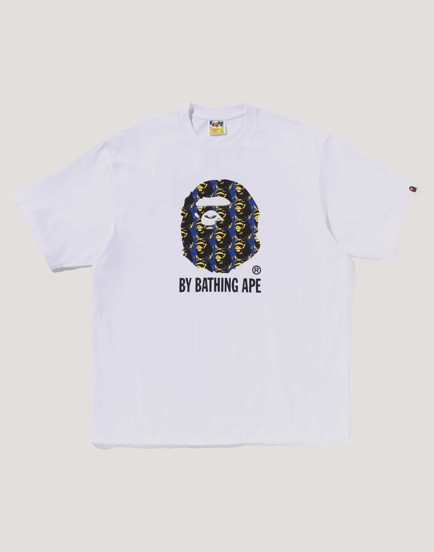 APE HEAD PATTERN BY BATHING APE RELAXED FIT TEE MENS